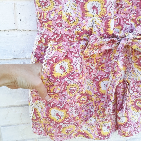 Sundays Vita Romper size M Pink Floral - Picture 8 of 10